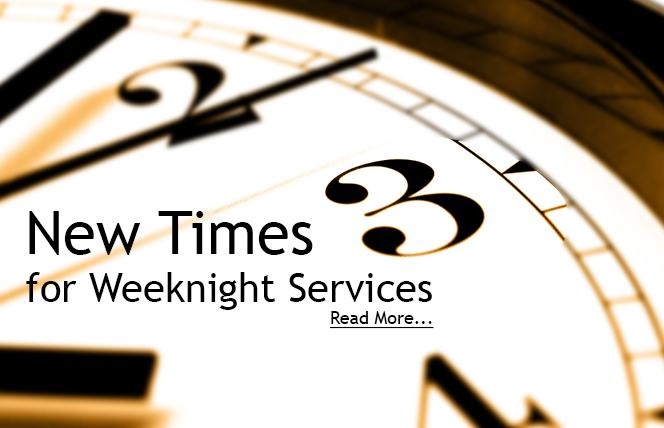 Our Weeknight Times have Changed